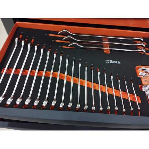 Carucior scule Mobil Beta RSC24/7-0 Orange cu 7 sertare 