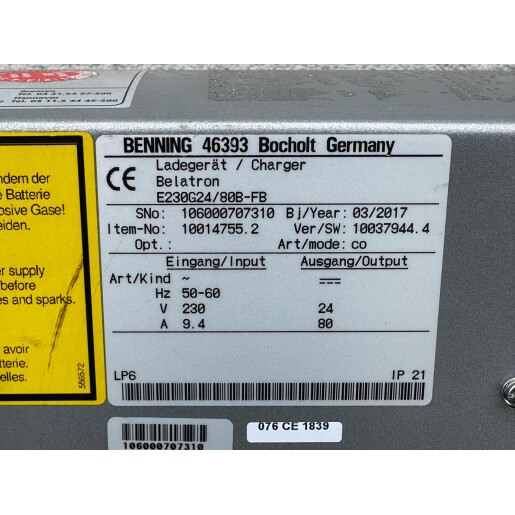 Statie incarcare Belatron 24V/80A