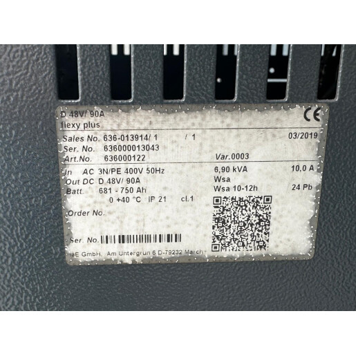 Statie incarcare Flexy Plus 48V/90A