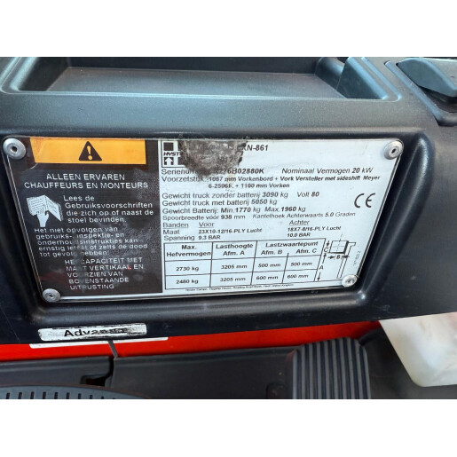 Stivuitor electric Hyster J3.0XN - 3T - 2012 