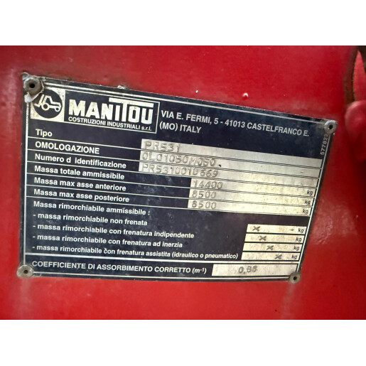 Incarcator frontal telescopic rotativ Manitou MRT 1530
