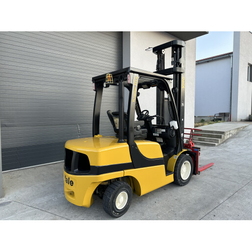 Motostivuitor diesel YALE GDP35VX din 2014 cu camera video pe atasament si cantar 