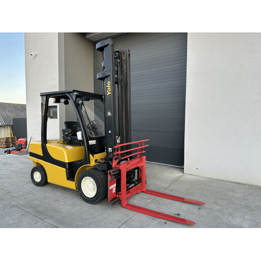 Motostivuitor diesel YALE GDP35VX din 2014 cu camera video pe atasament si cantar 