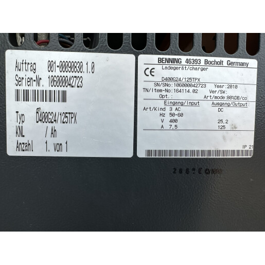 Statie incarcare Still TPX Puls 24V/125A