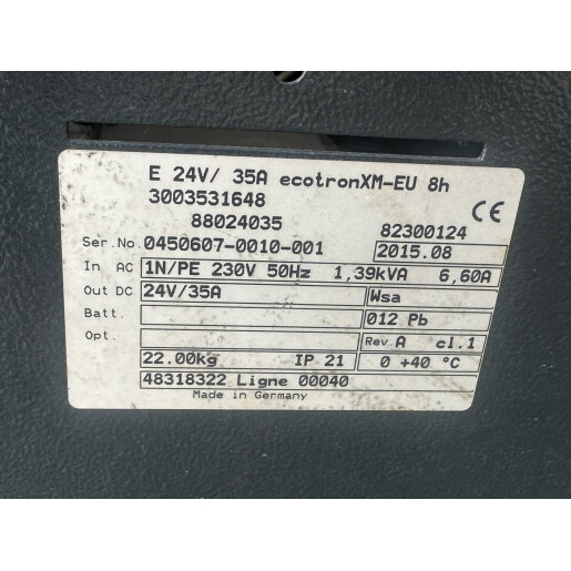 Statie incarcare Still ecotron XM 24V/35A