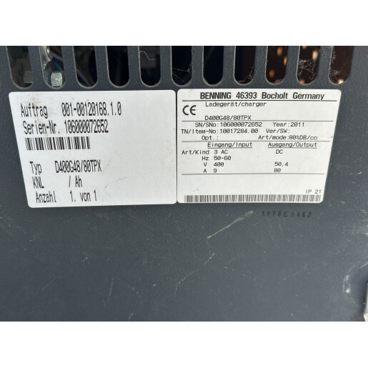 Statie incarcare Still TPX Puls 48V/80A