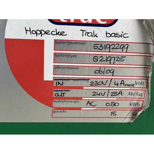 Statie incarcare Hoppecke trak basic 24V/25A