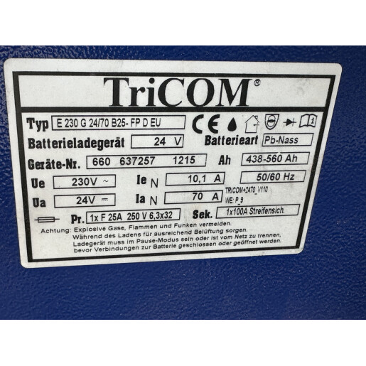 Statie incarcare Tricom Futur 24V/70A