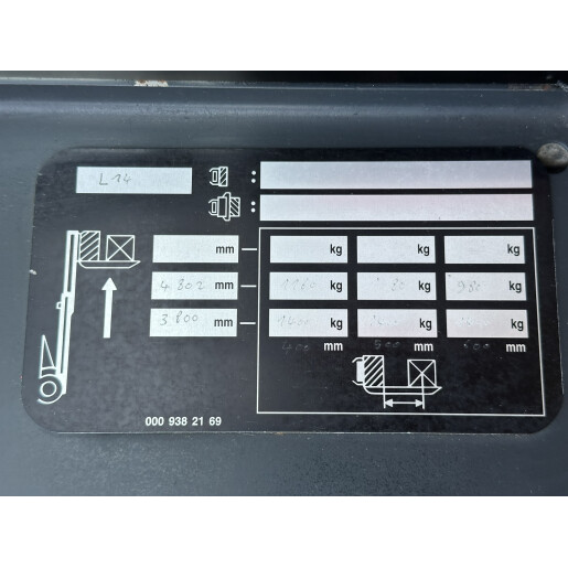 Liza electrica cu catarg LINDE L14 - 2012