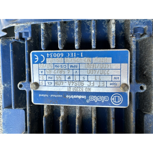 Motor electric ELSTO - 1.1 KW echipat cu reductor pt diverse utilizari