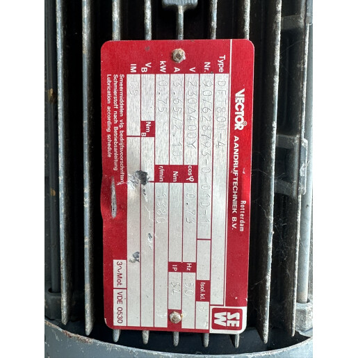 Motor electric VECTOR - 0.75 KW cu reductor pt diverse utilizari