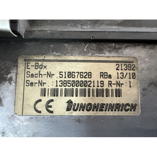 Panou sigurante/ Unitate control pt stivuitor pe GPL JUNGHEINRICH TFG 425S