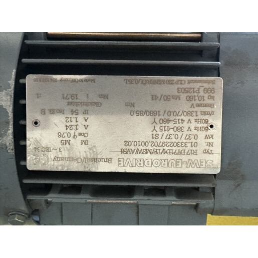 Motor electric SEW-EURODRIVE- 0.37 KW cu reductor pt diverse utilizari