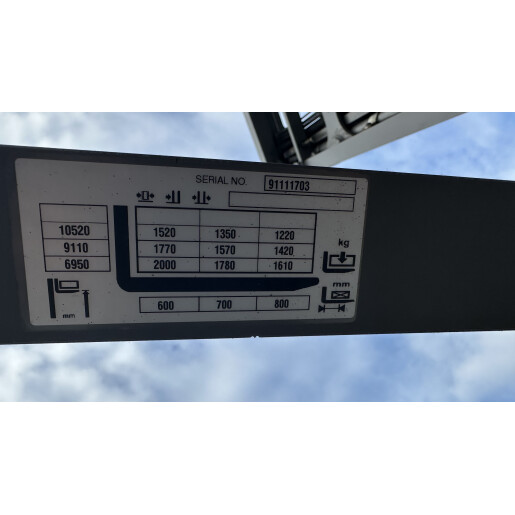 Reach Truck Jungheinrich ETV 320 Electric - 2T - 2016