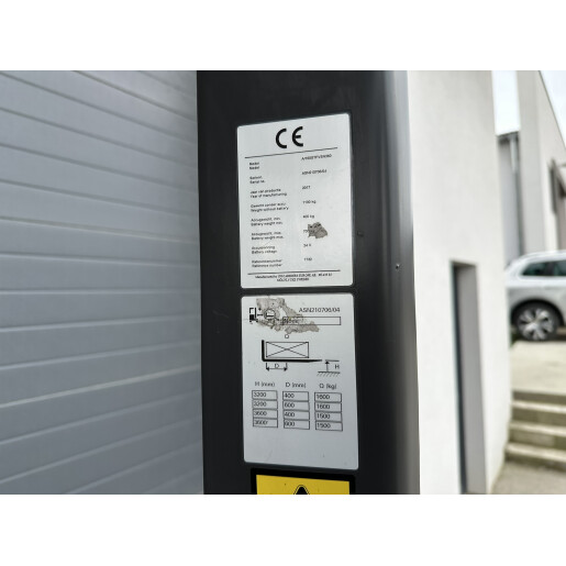 Transpaleta elctrica cu catarg Atlet  - 1.6T - 2017 