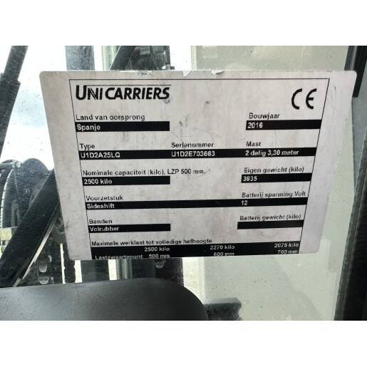 Stivuitor Nissan/Unicarriers - GPL  - 2.5T - 