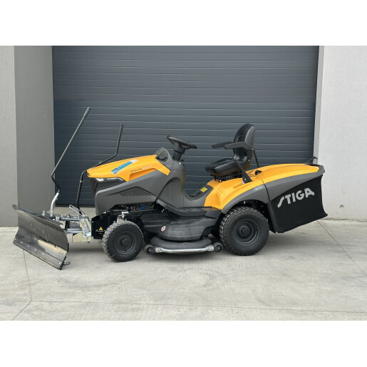 Masina de tuns gazon tip tractor (ride-on mower) STIGA  Estate Pro 9122 XWSY cu lama de zapada 