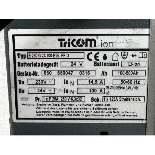 Statie incarcare Tricom ION 24V/100A