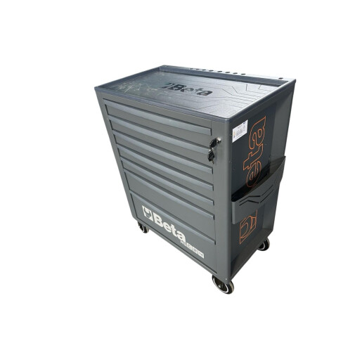 Carucior scule, echipat cu 7 sertare, Beta RSC24/7-A, Gri Antracit