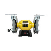 Polizor de banc 400W, 220V disc abraziv 200x20x16mm, viteza rotatie 2950rpm Crownman