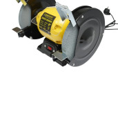 Polizor de banc 400W, 220V disc abraziv 200x20x16mm, viteza rotatie 2950rpm Crownman