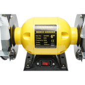 Polizor de banc 250W, 220V disc abraziv 150x16x12.7mm, viteza rotatie 2950rpm Crownman