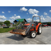 Tractor Japonez 21CP 4x4 Kubota GT3 cu incarcator frontal si freza de sol
