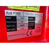 Stivuitor  Electric PLUS POVER VTE15 - 1.5T - 2024 