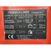 Liza electrica cu catarg LINDE L14 - 2012