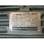 Motor electric TECO industrial de 4 KW cu fulie curea 