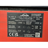 Liza electrica cu catarg 1.4T/2.43 LINDE L14 AP - 2022