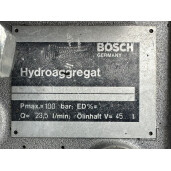 Unitate hydraulica BOSCH - Hydroaggregat - 100 bar, 23.5l/min, 4.0kW