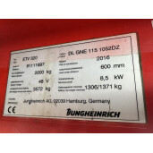 Reach Truck Jungheinrich ETV 320  Electric - 2T - 2016 