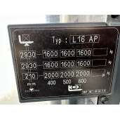 Liza electrica cu catarg LINDE L16 AP - An 2020 