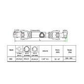 Cardan PTO 04B – 80 cm