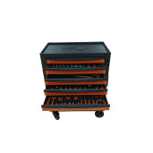 Carucior scule Mobil Beta RSC24/7-0 Orange cu 7 sertare 