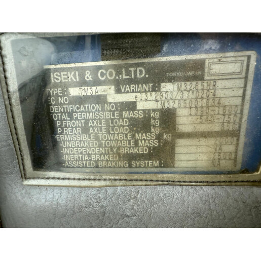Tractoras Iseki TM3265HR