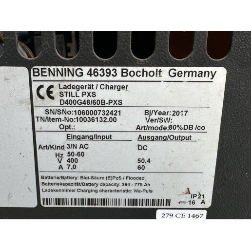 Statie incarcare Still PXS 48V/60A