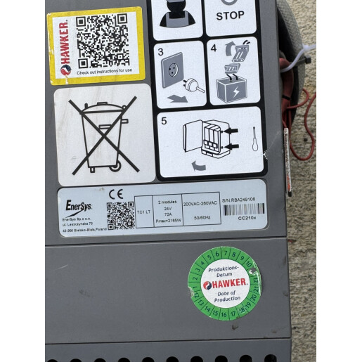 Statie de incarcat Hawker 24V/72A