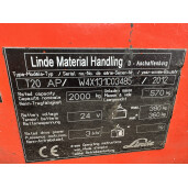 Transpaleta electrica Linde T20 AP - 2T - 2012